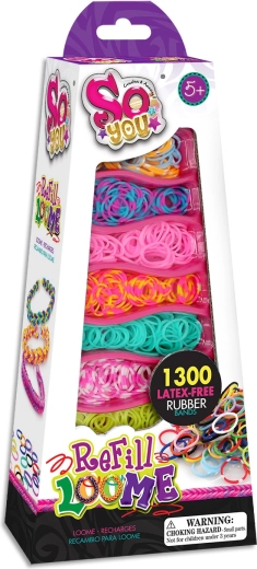 Tasia pótszett gumigyűrűkből 1300 db