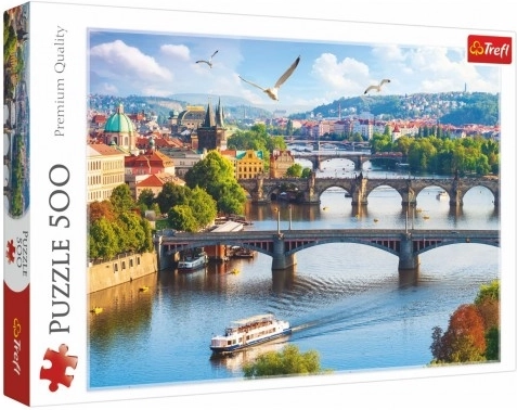 Bűvös Puzzle 500 darabból Prága Trefl