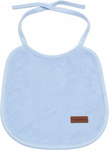 New Baby gyermek frottír előke PVC béléssel – kék