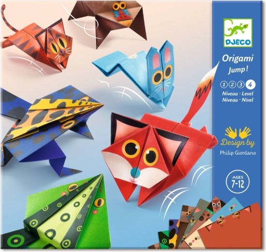 Djeco Origami ugráló állatkák