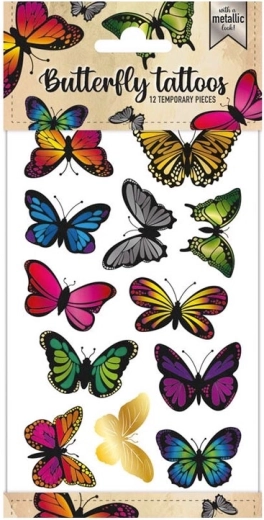 Ideiglenes tetoválás Pillangók