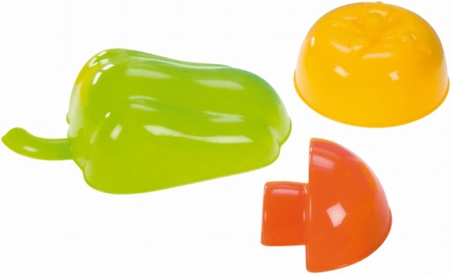 Formák Lena főzéshez, paprika, gomba és paradicsom formában