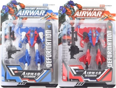 Összehajtható robot vadászgép műanyag 12 × 8 cm