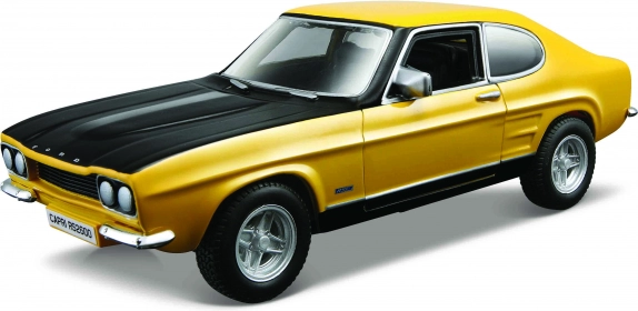 Bburago Ford Capri RS2600 sárga modell 1:32