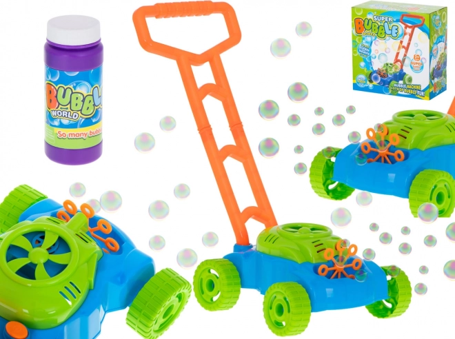 Buborékfújó fűnyíró