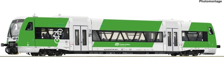 Roco dízel motorkocsi Stadler 841 201-7 ČD (H0)