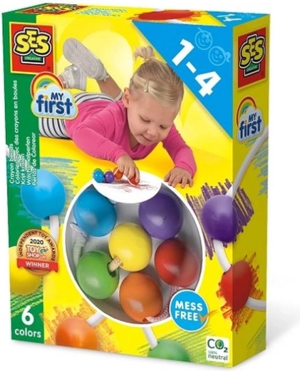 SES Creative Az első gyöngyös zsírkrétáim (6 szín)