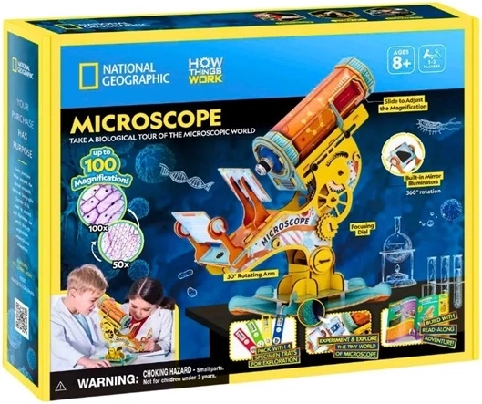 CubicFun National Geographic 3D puzzle mikroszkóp
