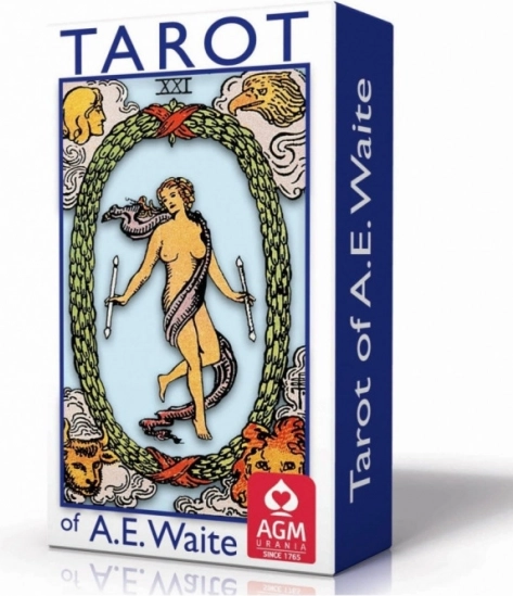 A.E. Waite Tarotpárna Kártyák, Kis Tarot, Kék