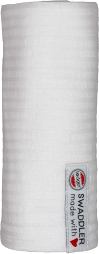 Lodger textil pelenka Swaddler Seersucker 70 × 70 cm Cloud Dancer