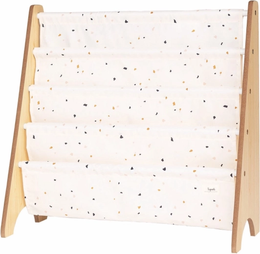 3 Sprouts könyvtartó állvány recycled terrazzo/cream