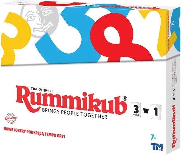 TMT Rummikub 3 az 1-ben társasjáték