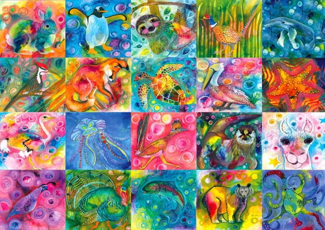 Puzzle Az állatok varázsa 1000 darabos