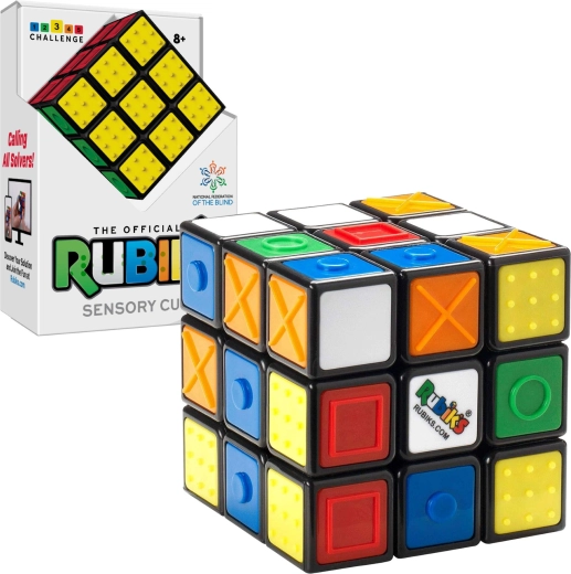 Rubik-kocka 3x3 Rubik’s Sensory Cube – tapintható kiadás