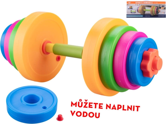 Gyermek állítható súlyzó 46 cm vízzel tölthető súlyokkal