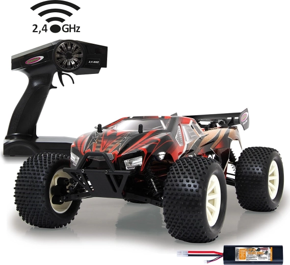 Jamara Brecter truggy 4WD 1:10 LiPo akkumulátorral, 2,4 GHz