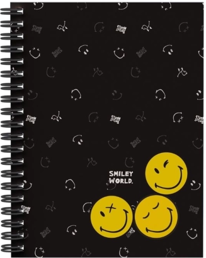 SMILEY WORLD A4 spirálfüzet dupla spirállal
