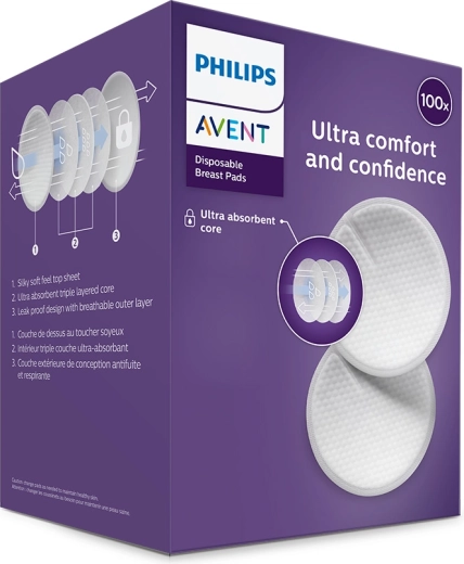 Philips Avent eldobható melltartóbetétek 100 db