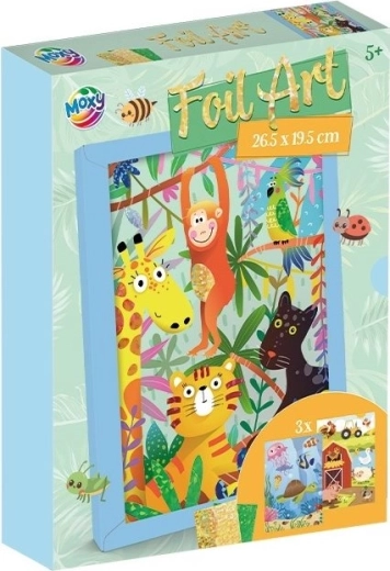 MOXY kreatív készlet Foil Art – állatok