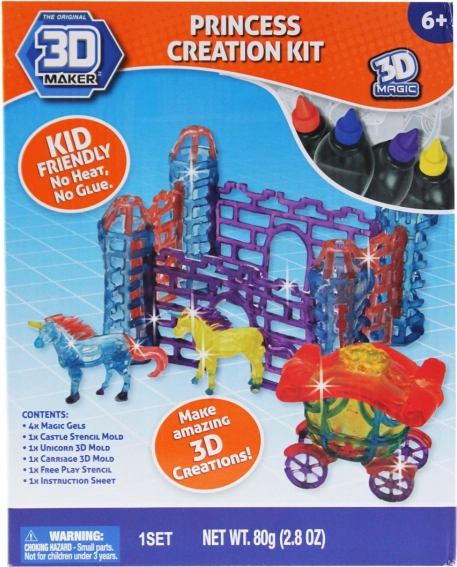 3D MagiDeluxe kreatív készlet 3D alkotások ragasztó nélkül