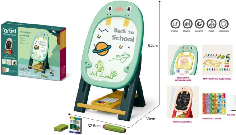 Zöld rajztábla gyerekeknek