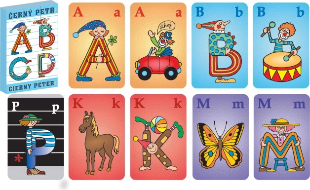 Fekete Péter ABC kártyák