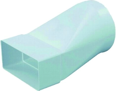 Átmeneti idom 104/110 × 55 mm kör és lapos légtechnikai csatornához
