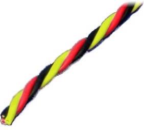 Háromeres sodrott Hitec szervókábel 3 × 0,33 mm² – 1 m