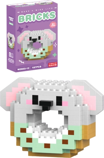 Donut koala építőkészlet (187 darab)