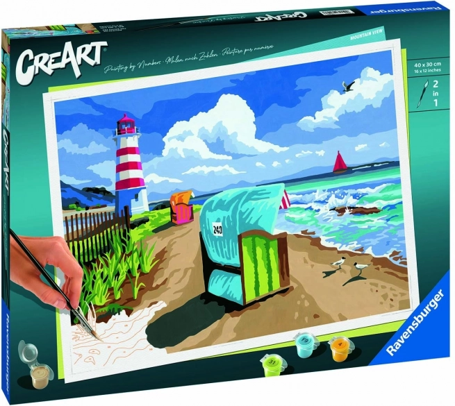 creart nyaralás a Balti-tengernél – számozott kifestő (premium series b)