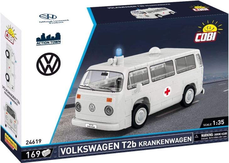 Cobi Volkswagen T2b mentőautó 1:35 (169 kocka)