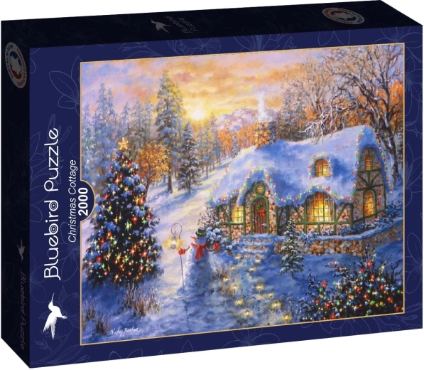 Bluebird puzzle karácsonyi kunyhó 2000 darab
