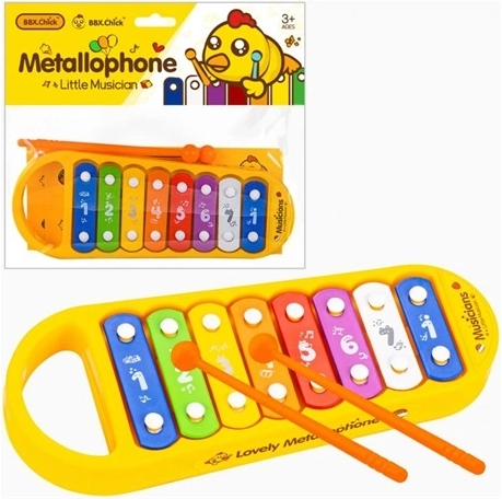 Gyermek metalofon 8 hanggal
