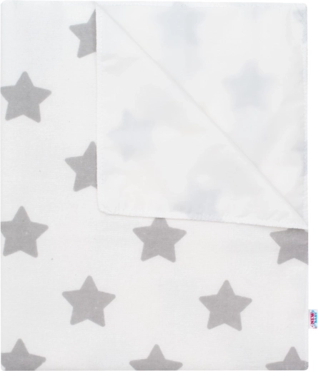 Vízálló flanel pelenkázó alátét NEW BABY csillagok