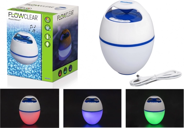 Bestway úszó LED Bluetooth hangszóró