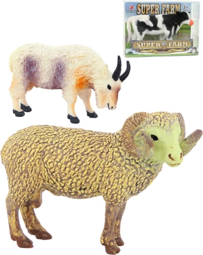 Házi farm állat műanyag figurája 8 cm - 1 db