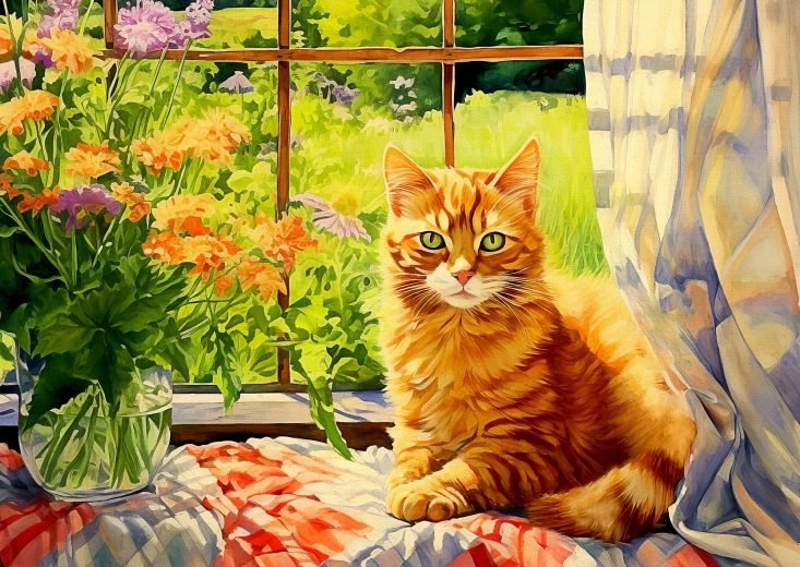 Enjoy puzzle: Cica a vidéki konyhából, 1000 darabos