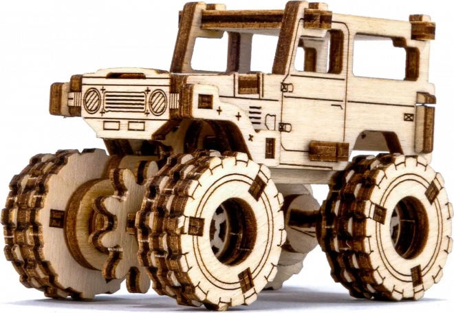 Fa 3D puzzle – szörnyeteg teherautó modell, TOYOTA FJ40 által inspirálva