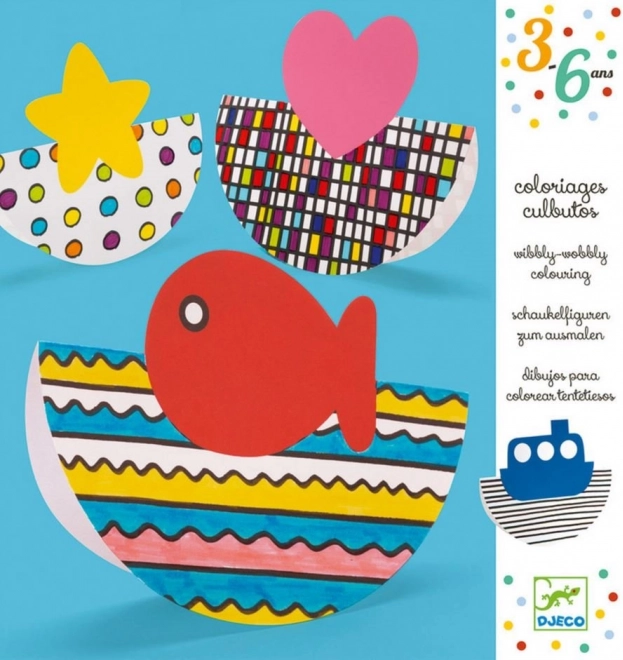 Djeco 3D hintázó színezők gyerekeknek