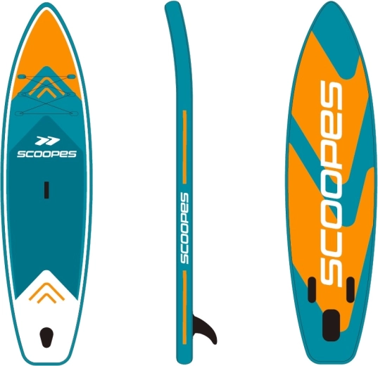 VELO 350 cm narancssárga SUP deszka tartozékokkal