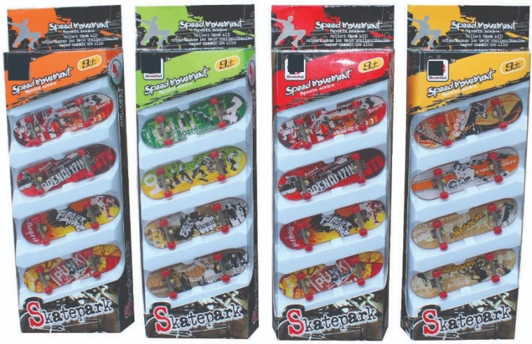 Skatepark multipack ujjgördeszkákból 4 db