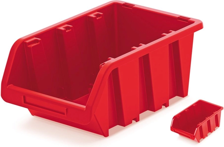 TRUCK műanyag tárolódoboz 115×80×60 mm, piros