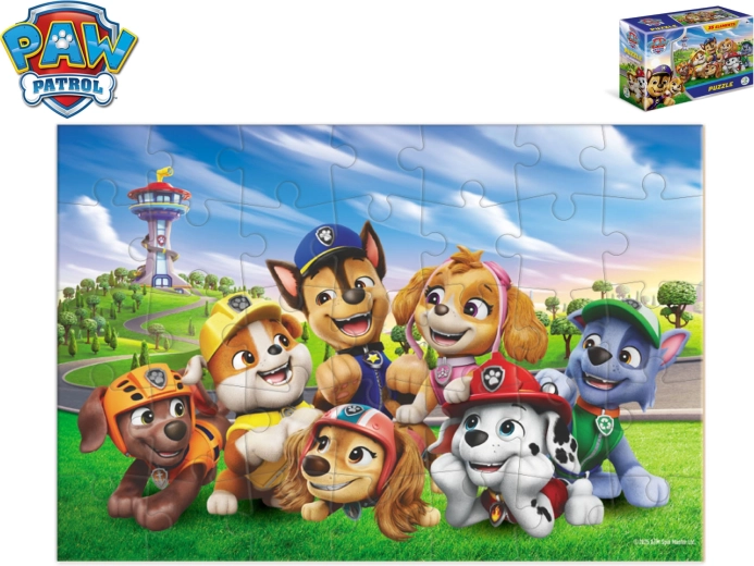 Mancs Őrjárat puzzle dobozban – 35 darab