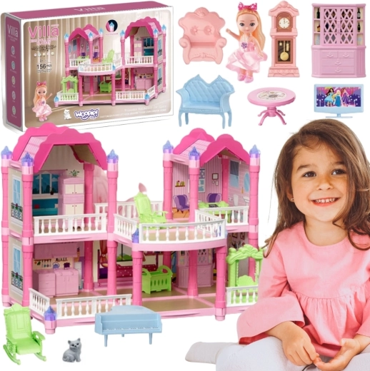 Woopie kerti villa babaház 156 darabbal