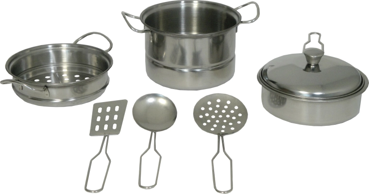 Fém konyhai készlet gyerekeknek