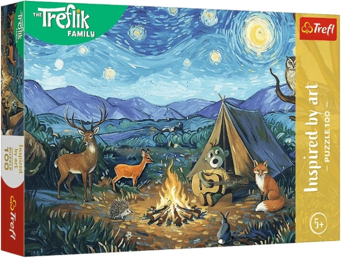 Trefl Inspired by Art puzzle tábortűznél 100 darabos