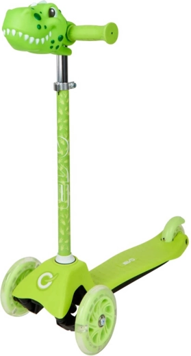 Gyermek háromkerekű roller Evo mini dinoszaurusz világító LED kerekekkel - 1 db