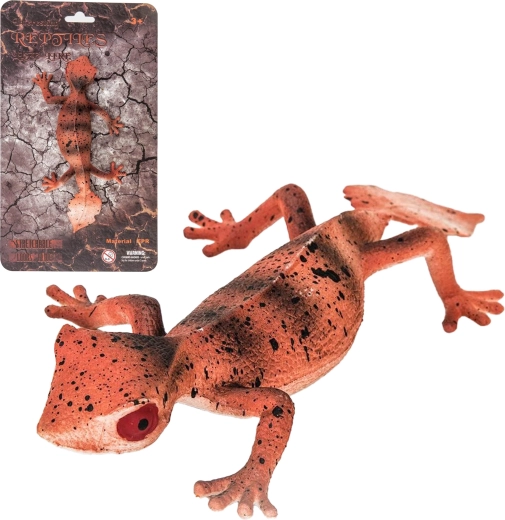 Élő természet: élethű gyík (lizard) modell 19 cm – 1 db