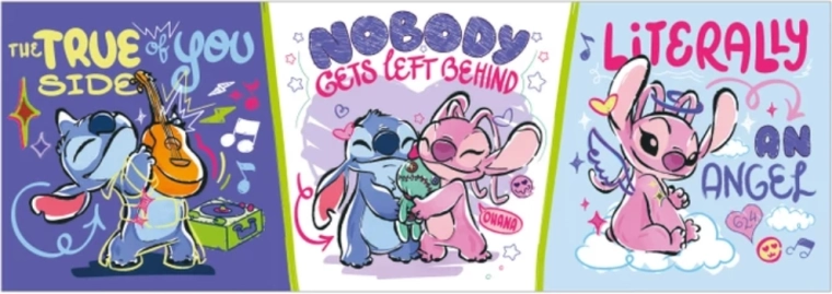 Panorámaképes STITCH „Relaxál” puzzle, 150 darab