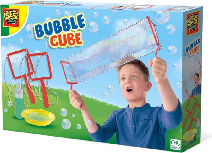 Buborékfújó szögletes mega buborékokhoz